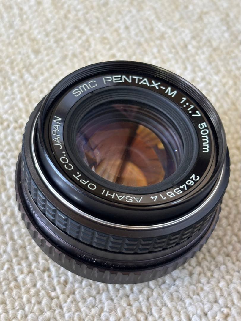PENTAX MX シルバー 一眼レフ カメラ レンズ 50mm