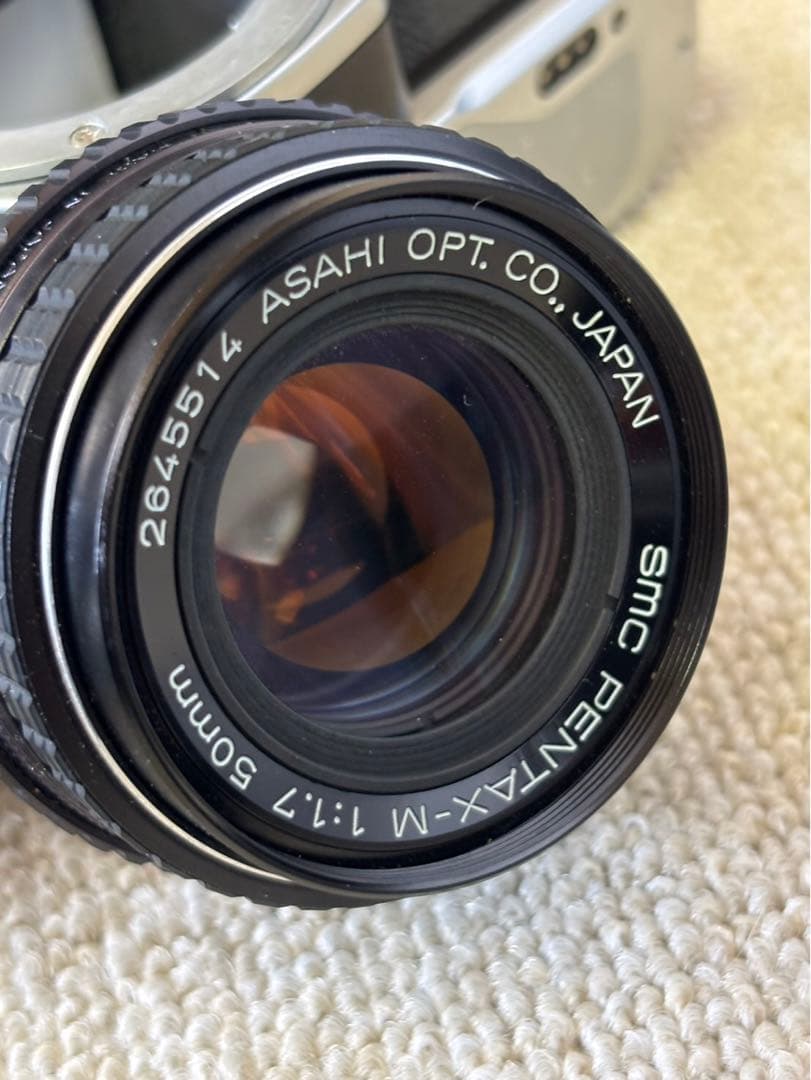 PENTAX MX シルバー 一眼レフ カメラ レンズ 50mm