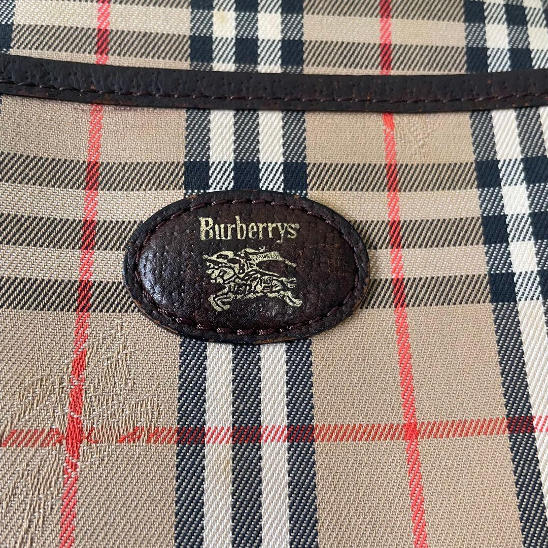 【極美品】 バーバリー 2way ショルダーバッグ ノバチェック シャドーホース