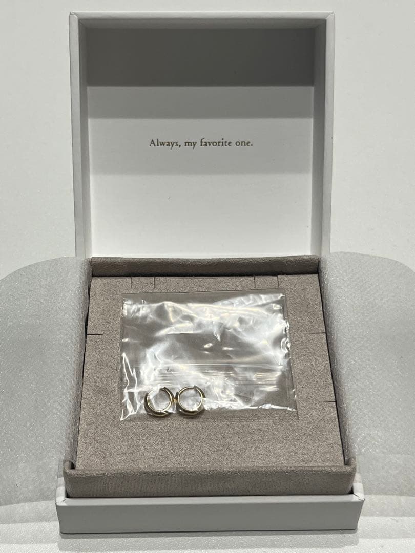 ete K18YG フープ ピアス