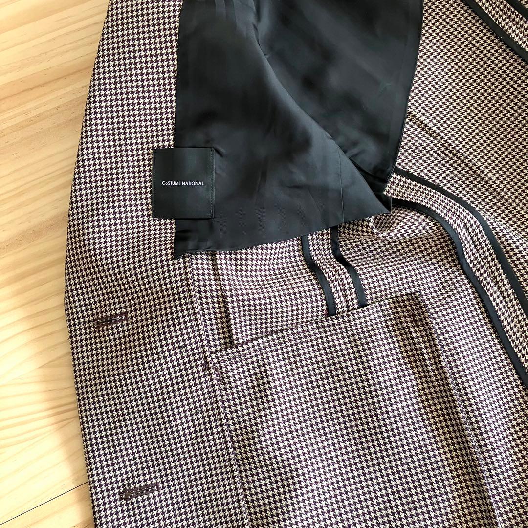 未使用 CoSTUME NATIONAL ロングコート チェスター 38 千鳥
