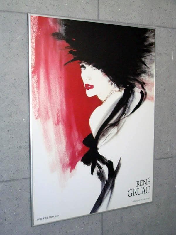 Femme de Dos（ルネ グリュオ）アートポスター