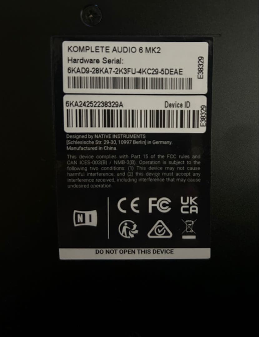 DTM・DAW Native Instruments KOMPLETE AUDIO 6 MK2