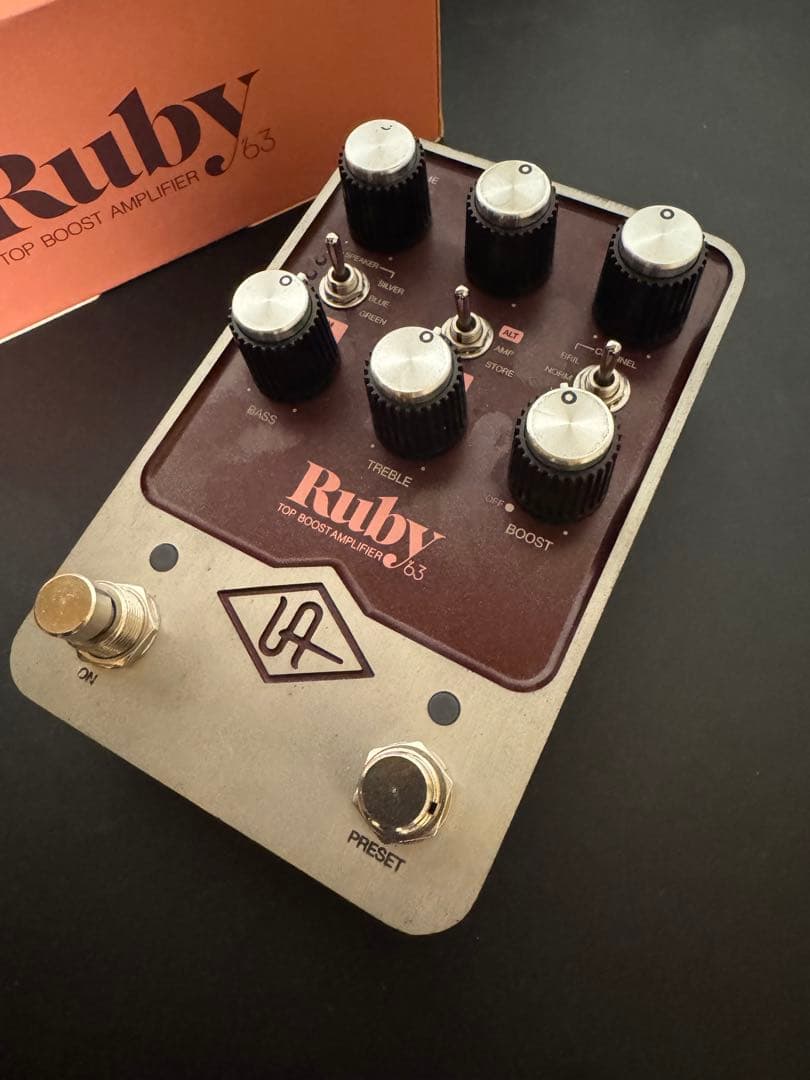 ギター uafx UNIVERSAL AUDIO Ruby TOP BOOST AMP