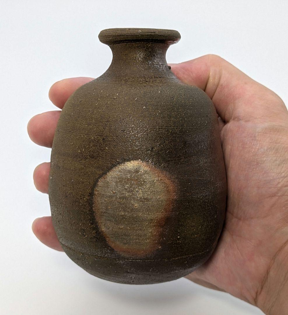 人間国宝 藤原雄 備前焼 虹彩徳利 共箱共布栞 酒器 とっくり 虹備前 食器