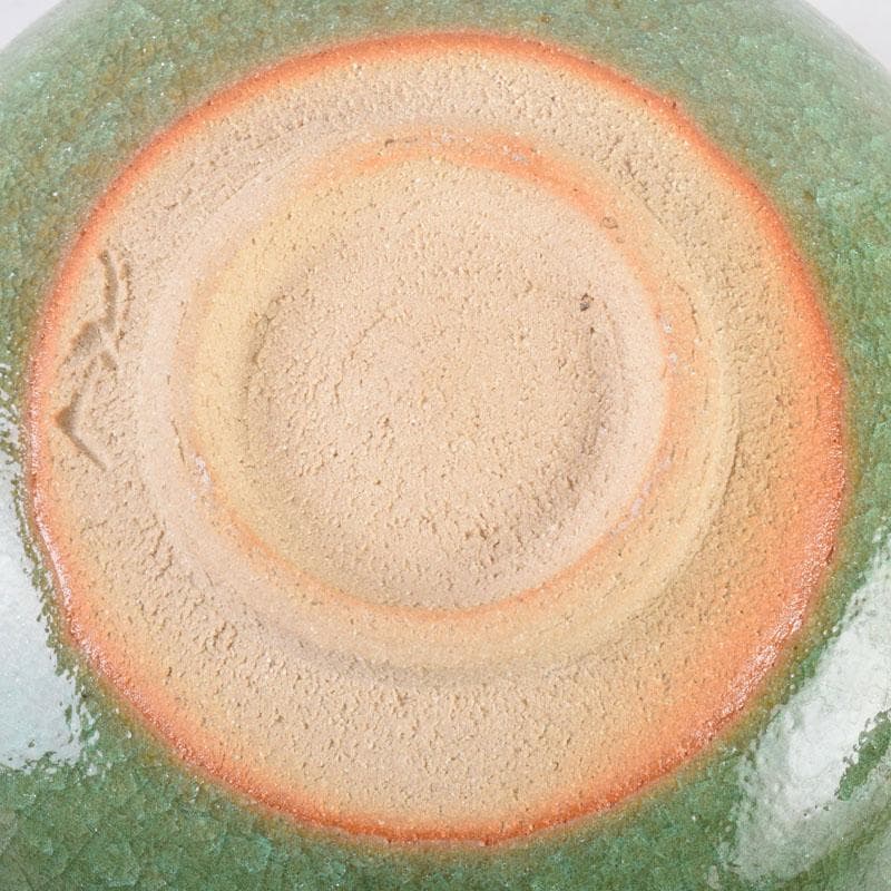 茶道具　美濃焼　加納臣峰作　茶碗　共布　極め箱　C　8391