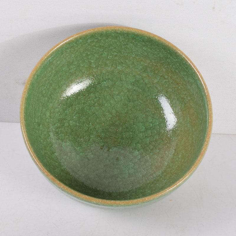 茶道具　美濃焼　加納臣峰作　茶碗　共布　極め箱　C　8391