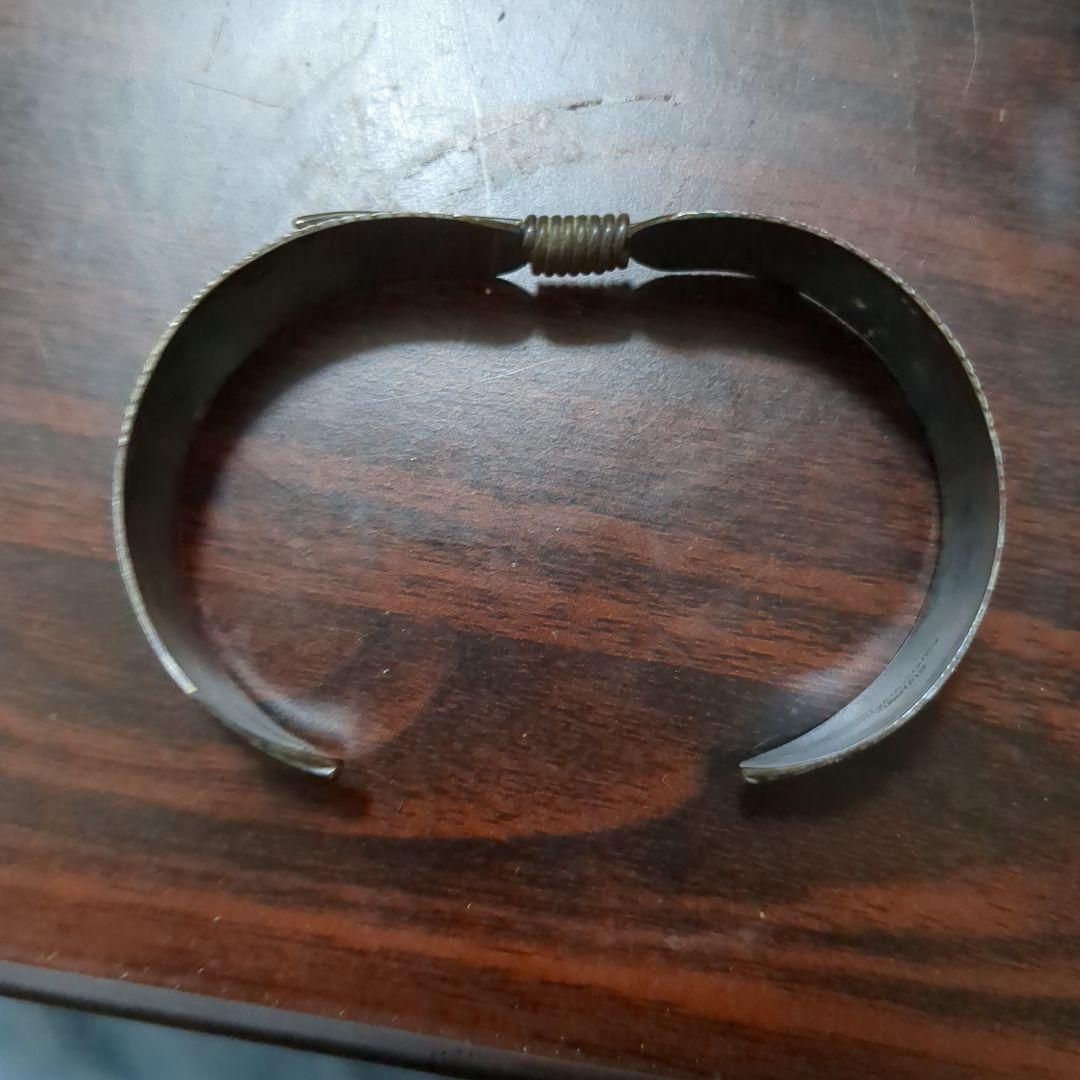 Douglas Etsittyナバホ族 フェザーシルバー インディアンジュエリー