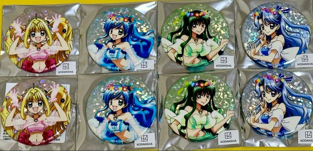 ぴちぴちピッチ namco TOKYO ナムコトーキョー 缶バッジ るちあ 波音