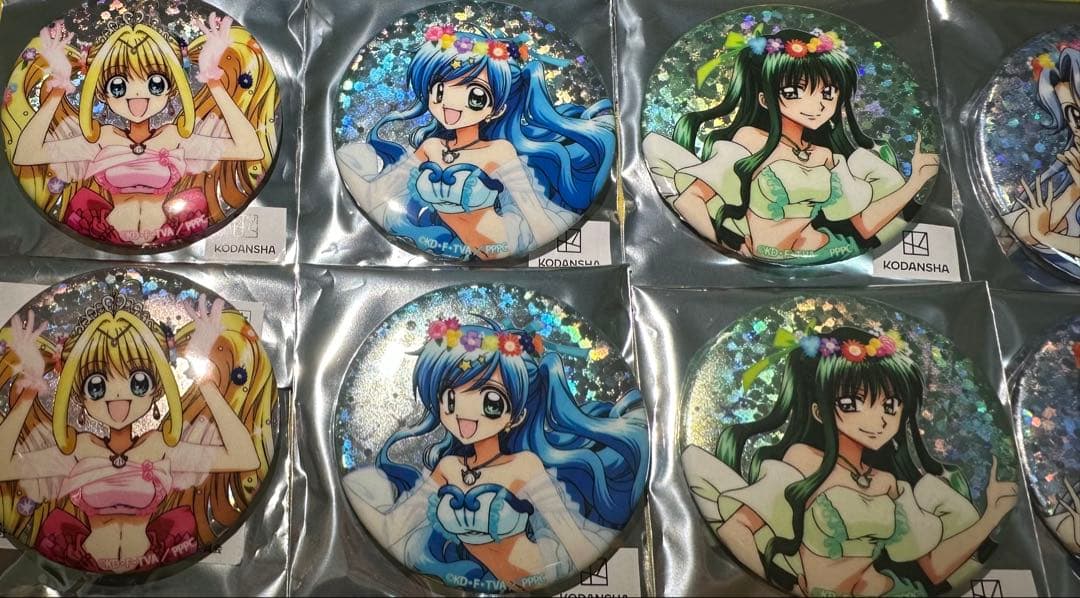 ぴちぴちピッチ namco TOKYO ナムコトーキョー 缶バッジ るちあ 波音