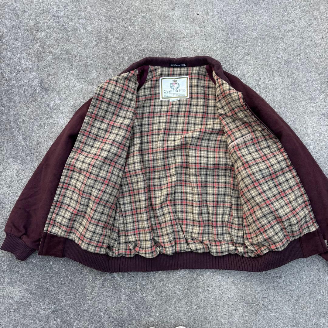 90’s vintage ウールブルゾン ボルドー 短丈 アメカジ カジュアル