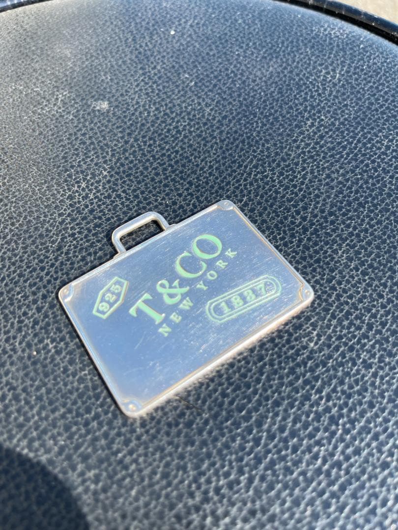 希少 ビンテージ ティファニー シルバー925 ラゲージタグ 銀 小物