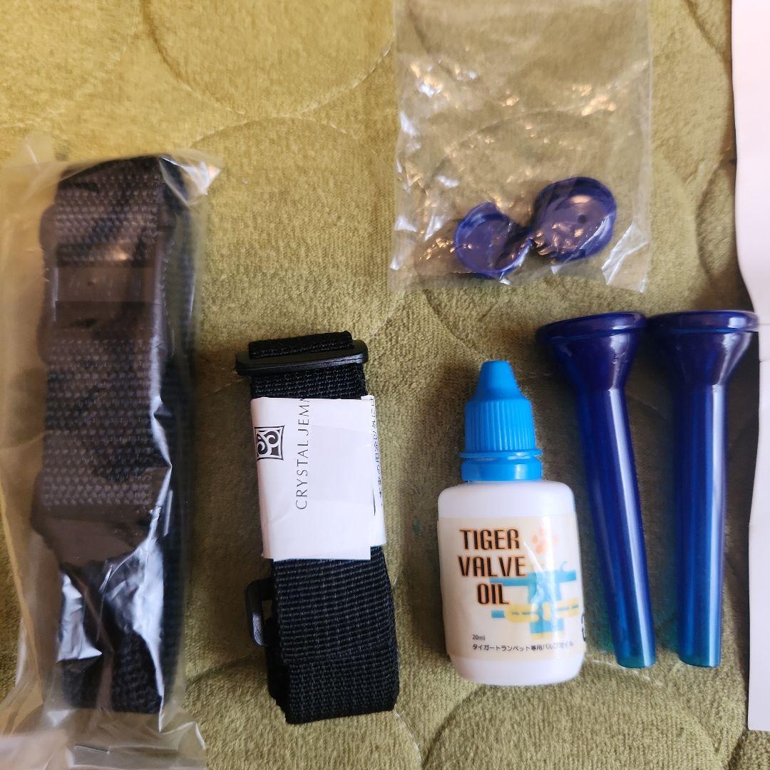 pTrumpet 青 トランペット 本体 ケース付き　中古品　美品