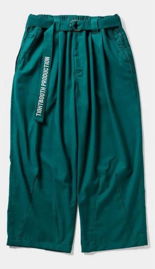 【美品】 TIGHT BOOTH BAGGY SLACKS 深緑 XL