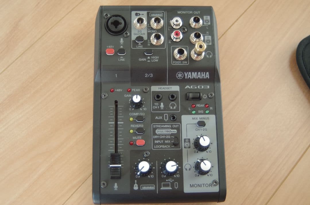 Yamaha AG03 MK2 DJミキサー + MPM-1000