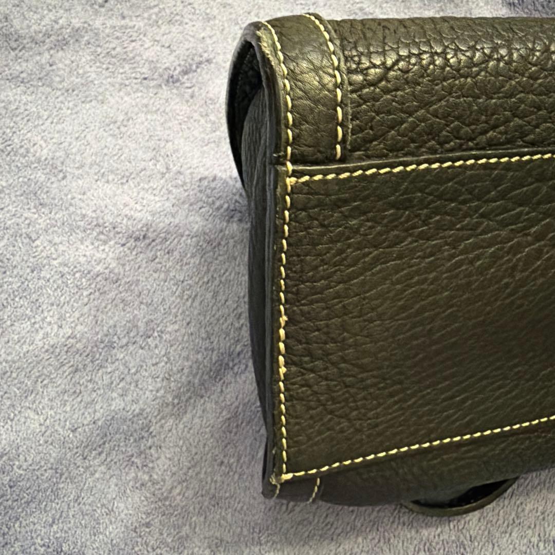 DOONEY&BOURKE 黒いレザーハンドバッグ