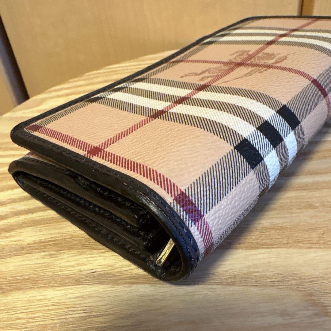 Burberry シャドーホース　長財布　ノバチェック