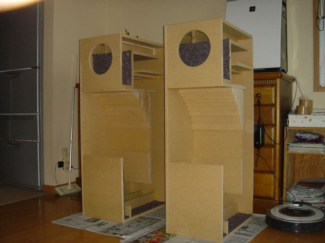 バックロードホーンFostex FE208Ｅ∑　自作品　北海道引取り限定