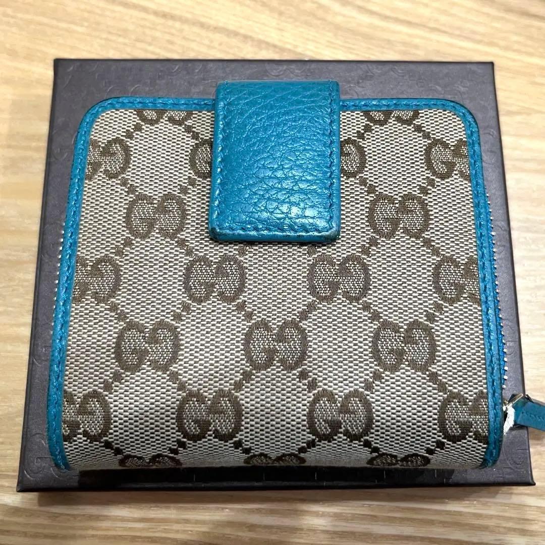 グッチ 2つ折り財布 GUCCI GGキャンバス