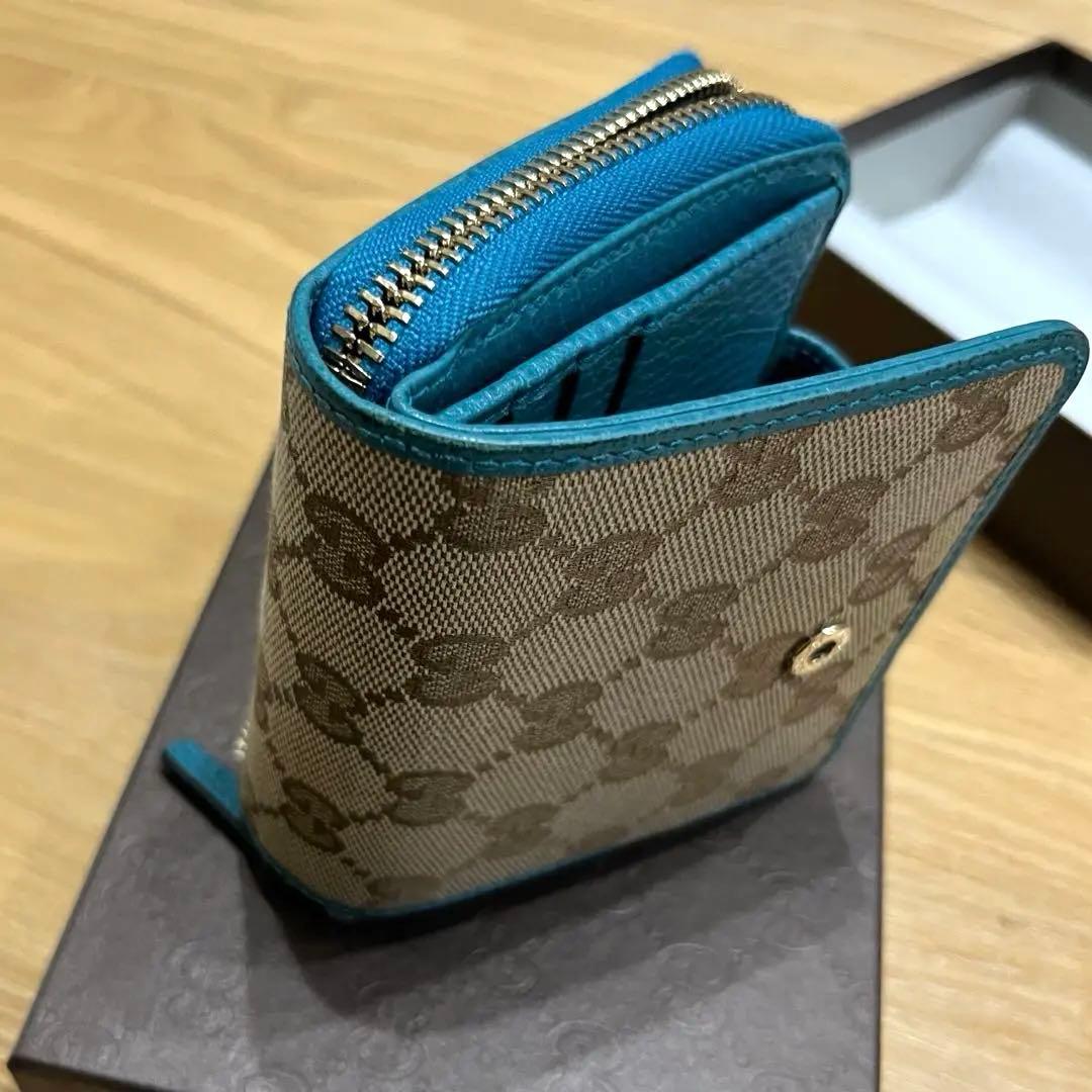 グッチ 2つ折り財布 GUCCI GGキャンバス