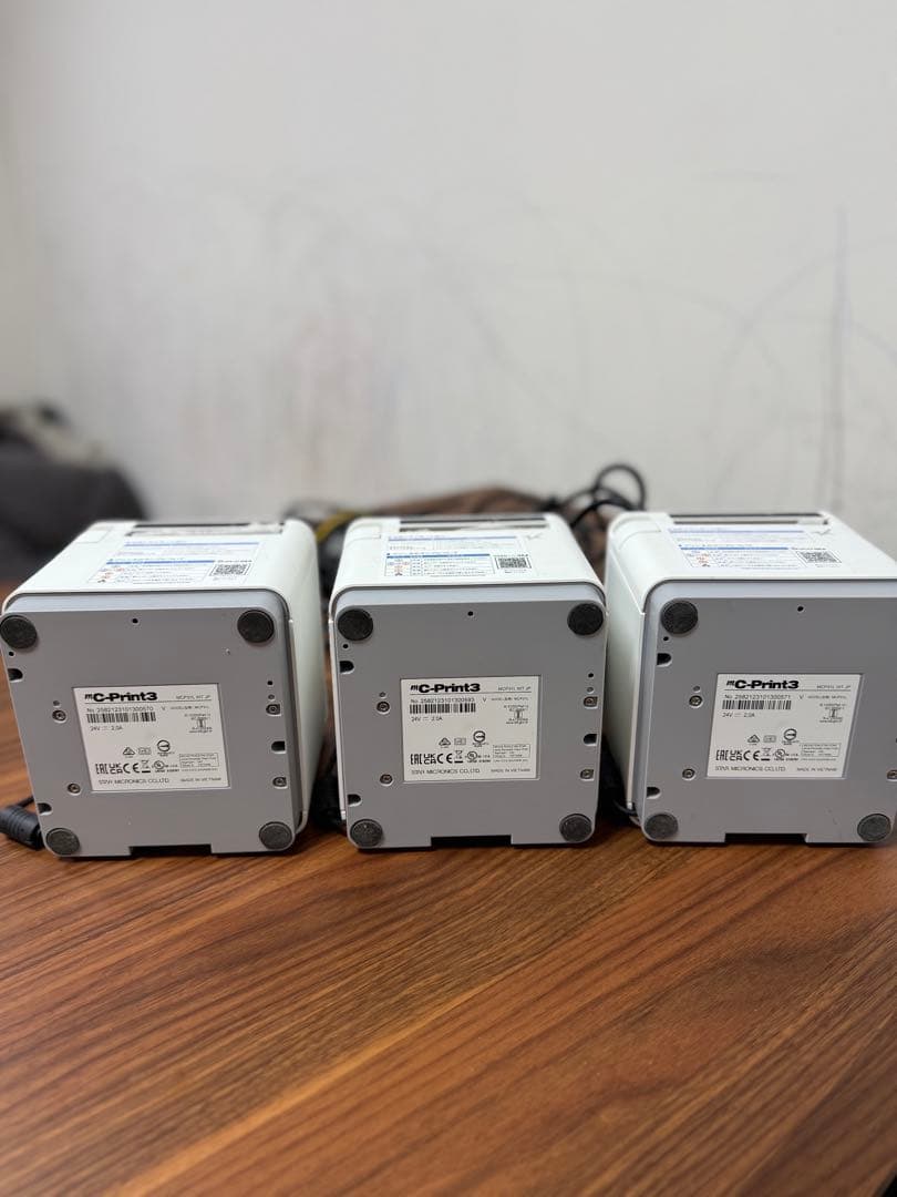 美品・プリンター/mC-Print3 MCP31L×3台
