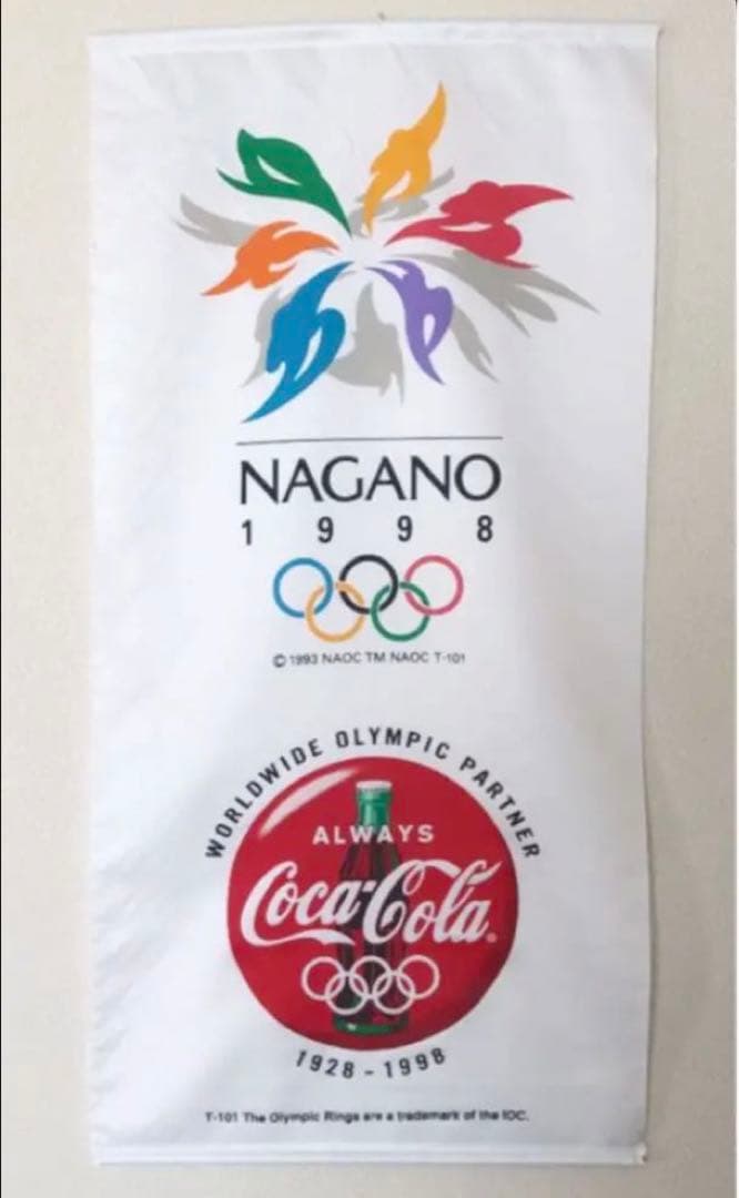 【超レア】Coca-Cola 長野オリンピックタペストリー