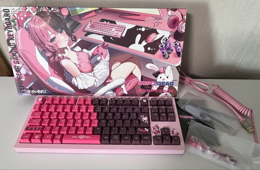 橘ひなの ぶいすぽっ！ ゲーミングキーボード ひなーの