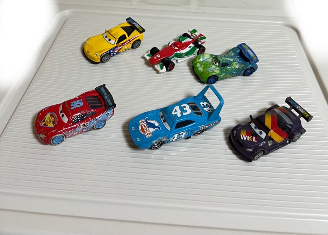 カーズ、ミニカー（マテル）ジェフ、キング、マックスシュネル（廃盤）