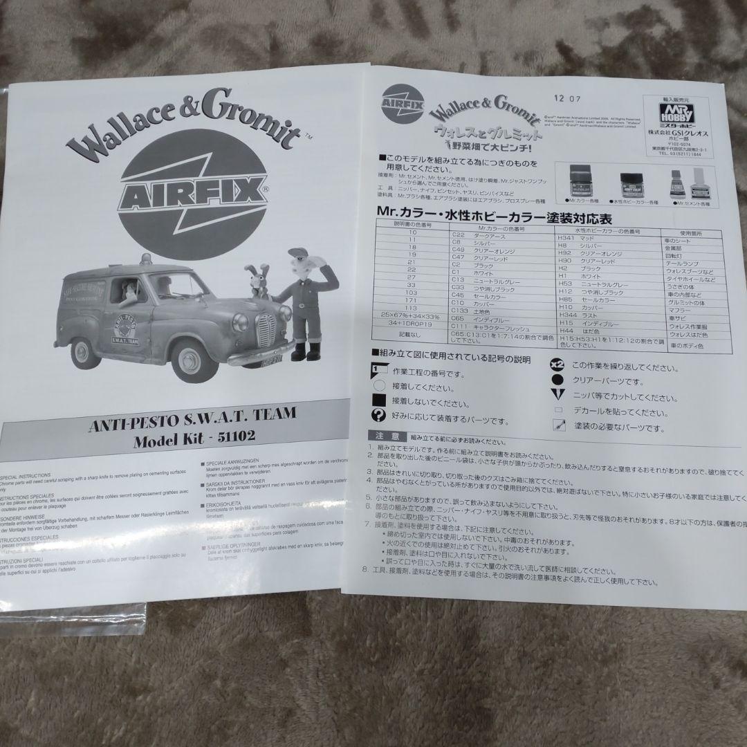 AIRFIX ウォレスとグルミット 1/12 アンチペストバン