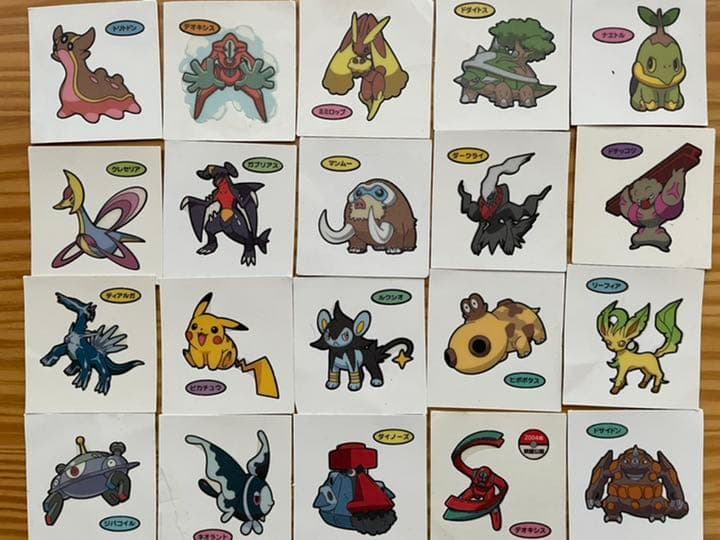 ポケモンパンシール デコキャラシール