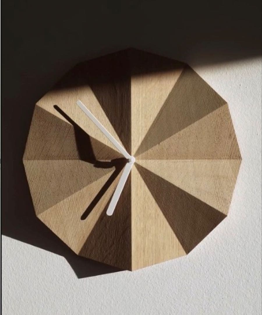 【美品】LAWA DELTA CLOCK オークホワイト