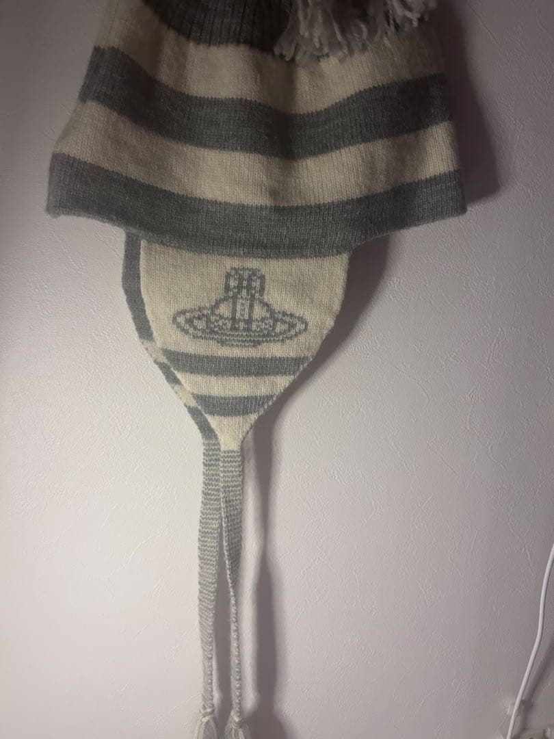 vivienne westwood 正規品　ニット帽　y2k 平成ギャル