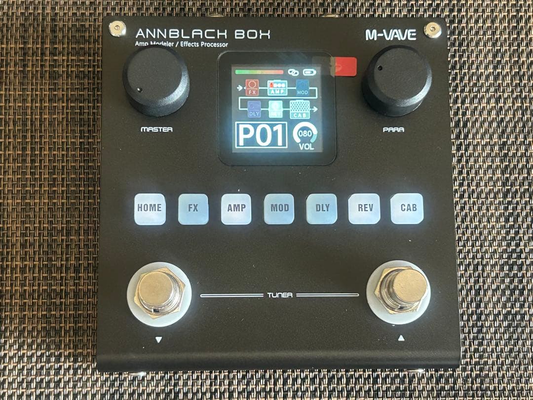 【超小型・高性能】BLACK BOX マルチエフェクター アンプモデラー IR