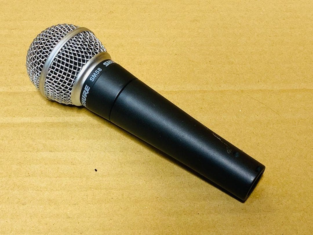 SHURE SM58 ダイナミックマイク 中古!