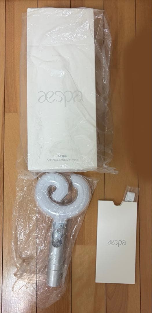aespa ペンライト ホワイト スワール型　ver.2