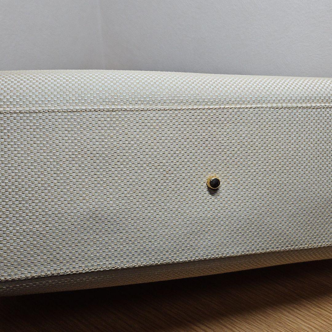 Chloe キャンバス レザー ハンドバッグ ブラック&ベージュ トートバッグ