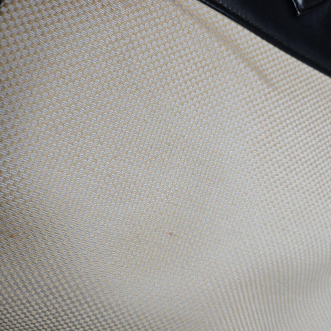 Chloe キャンバス レザー ハンドバッグ ブラック&ベージュ トートバッグ