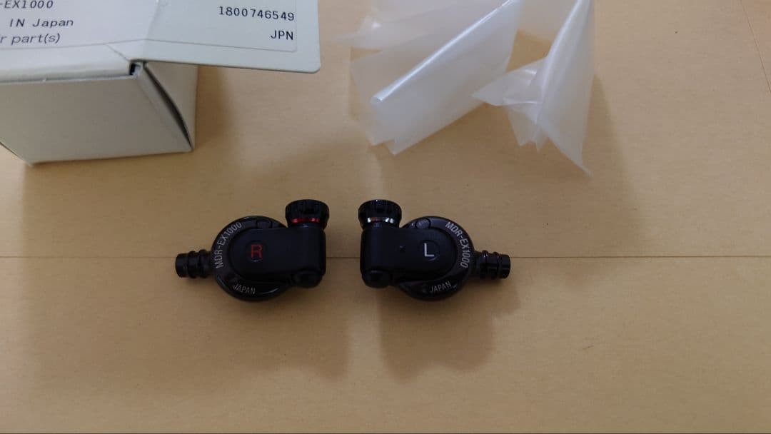 【新品】SONY MDR-EX1000 イヤフォンAssy ショートケーブル付き