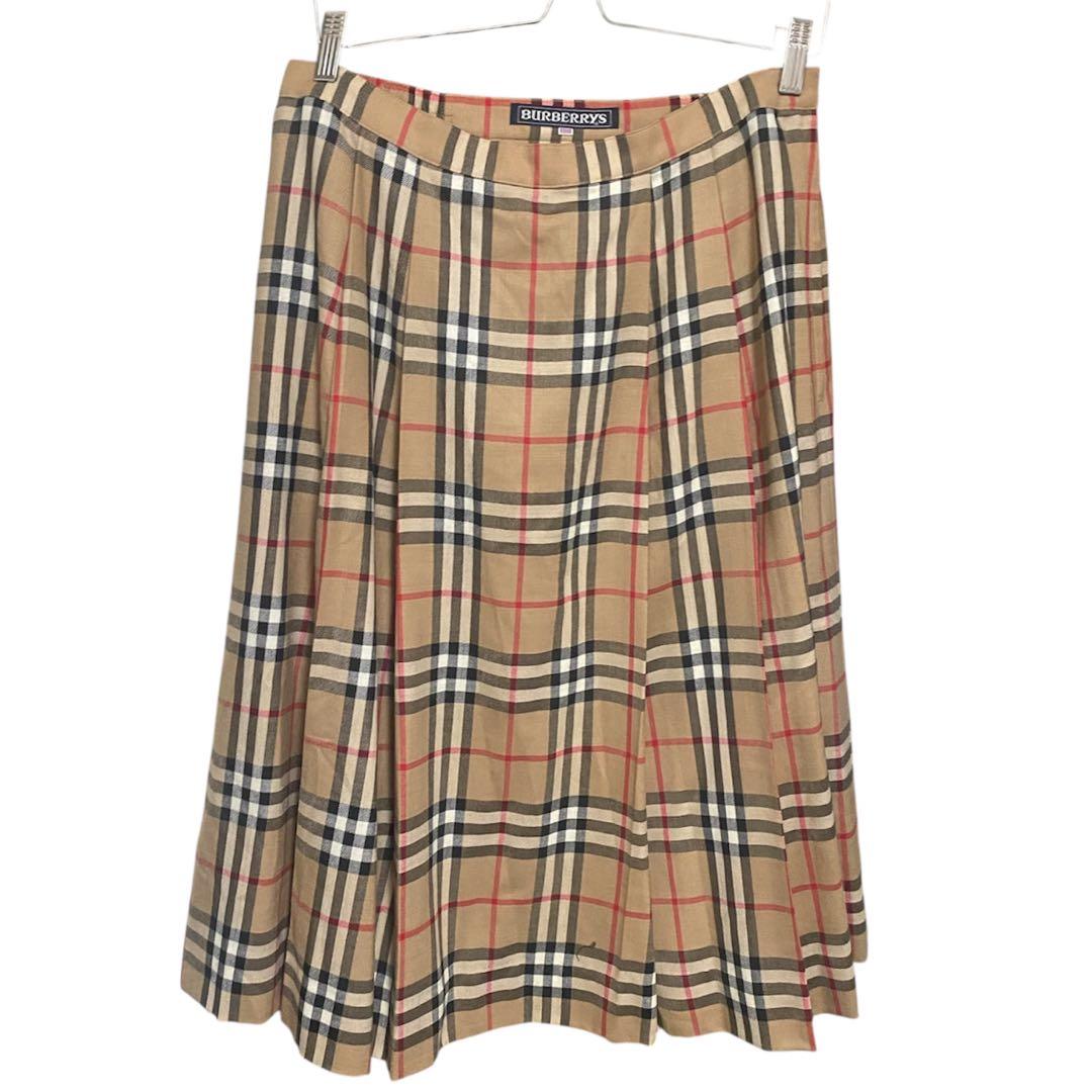 BURBERRY BLUE LABEL ノバチェック プリーツスカート 17BR