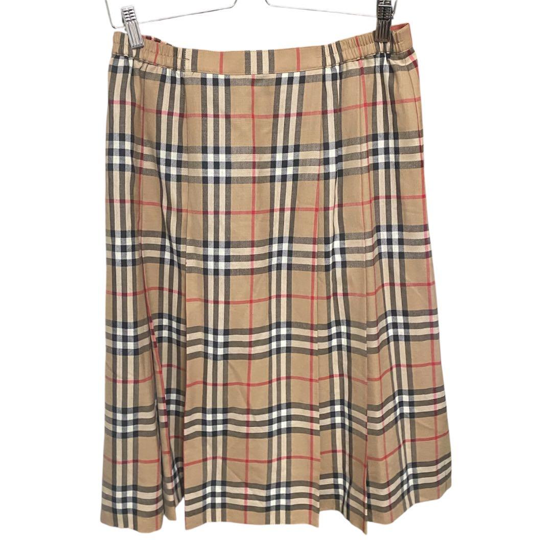 BURBERRY BLUE LABEL ノバチェック プリーツスカート 17BR