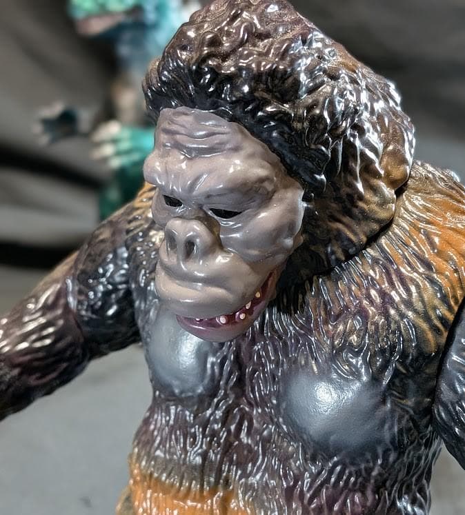 ゴジラ（Ｍ１号）＆ゴリラ１号（APES JAPAN）ソフビフィギュア２体セット