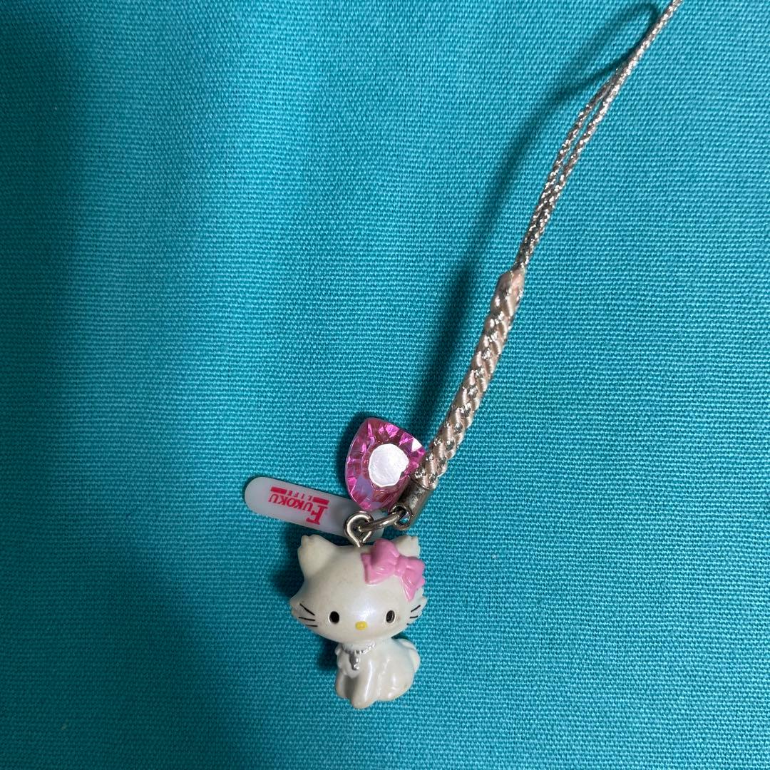 サンリオ　フコク生命　チャーミーキティ　根付け　ストラップ