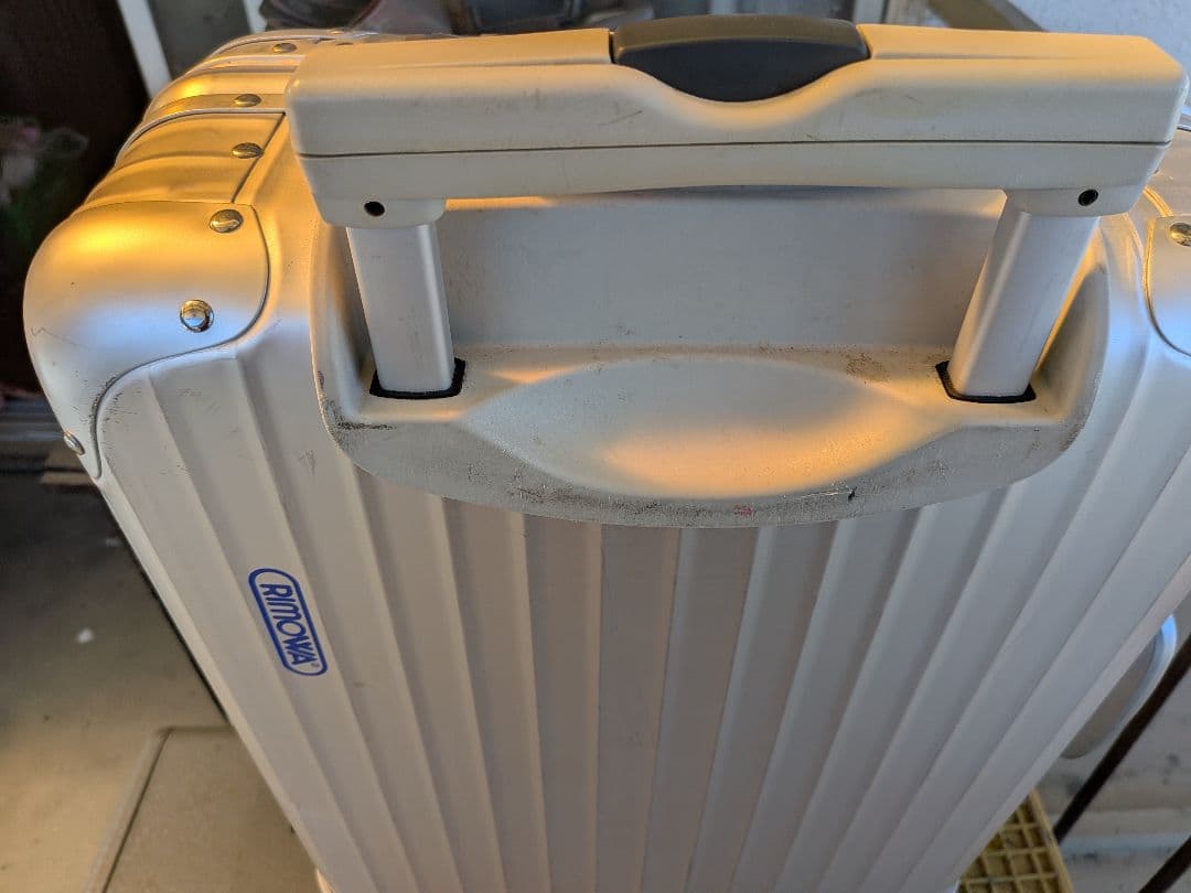 RIMOWA TOPAS スーツケース 廃盤 2輪　青ロゴ　リモワ