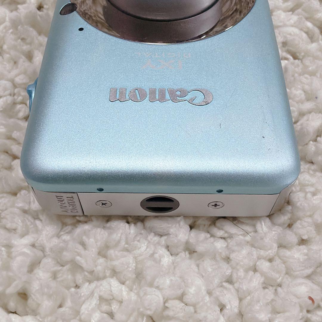 Canon IXY DIGITAL 110 IS デジカメ コンデジ 青 ブルー