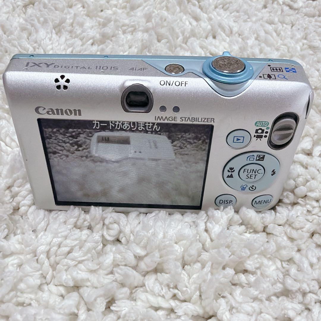 Canon IXY DIGITAL 110 IS デジカメ コンデジ 青 ブルー