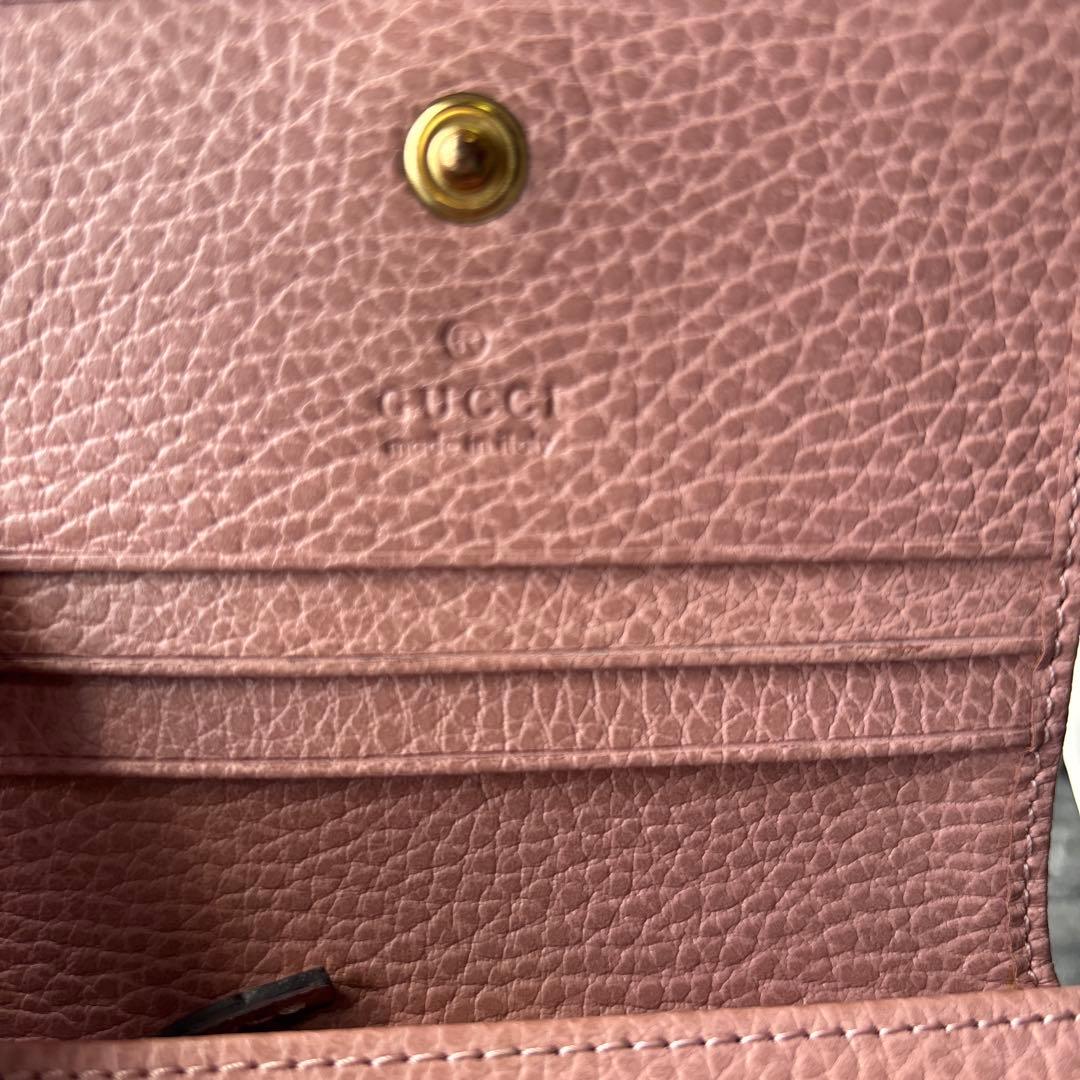 GUCCI グッチ 二つ折り財布 GGマーモント