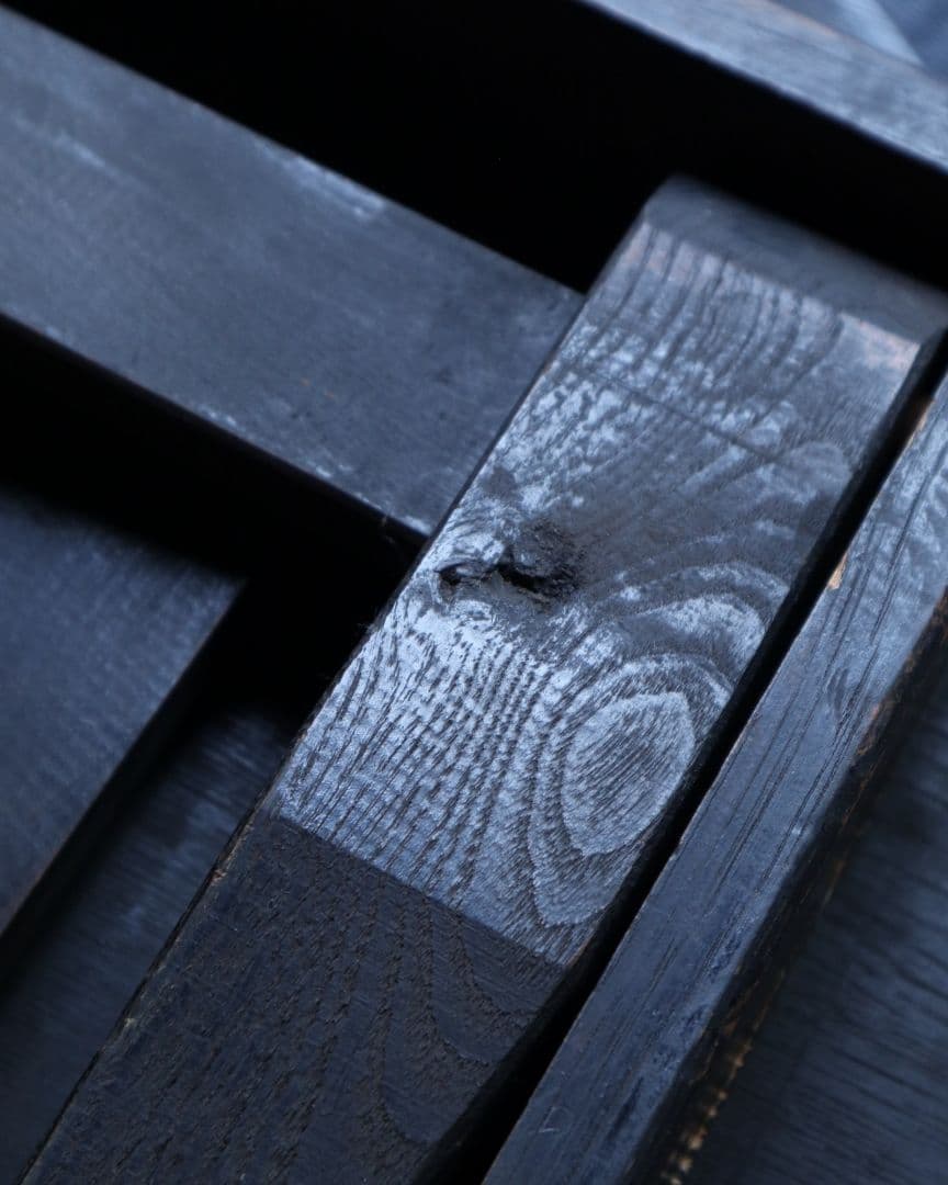 送料込み 栓(セン)とブナの大きめ丸ちゃぶ台　古道具 古家具 カフェ 古民家