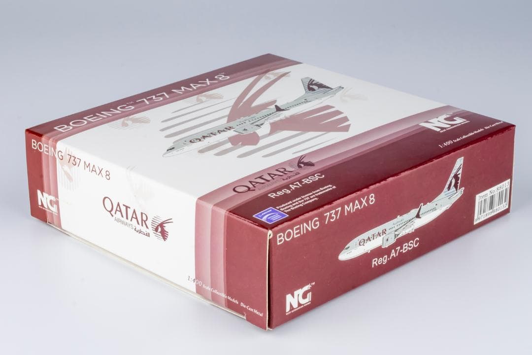 カタール航空 737MAX8 A7-BSC 1/400