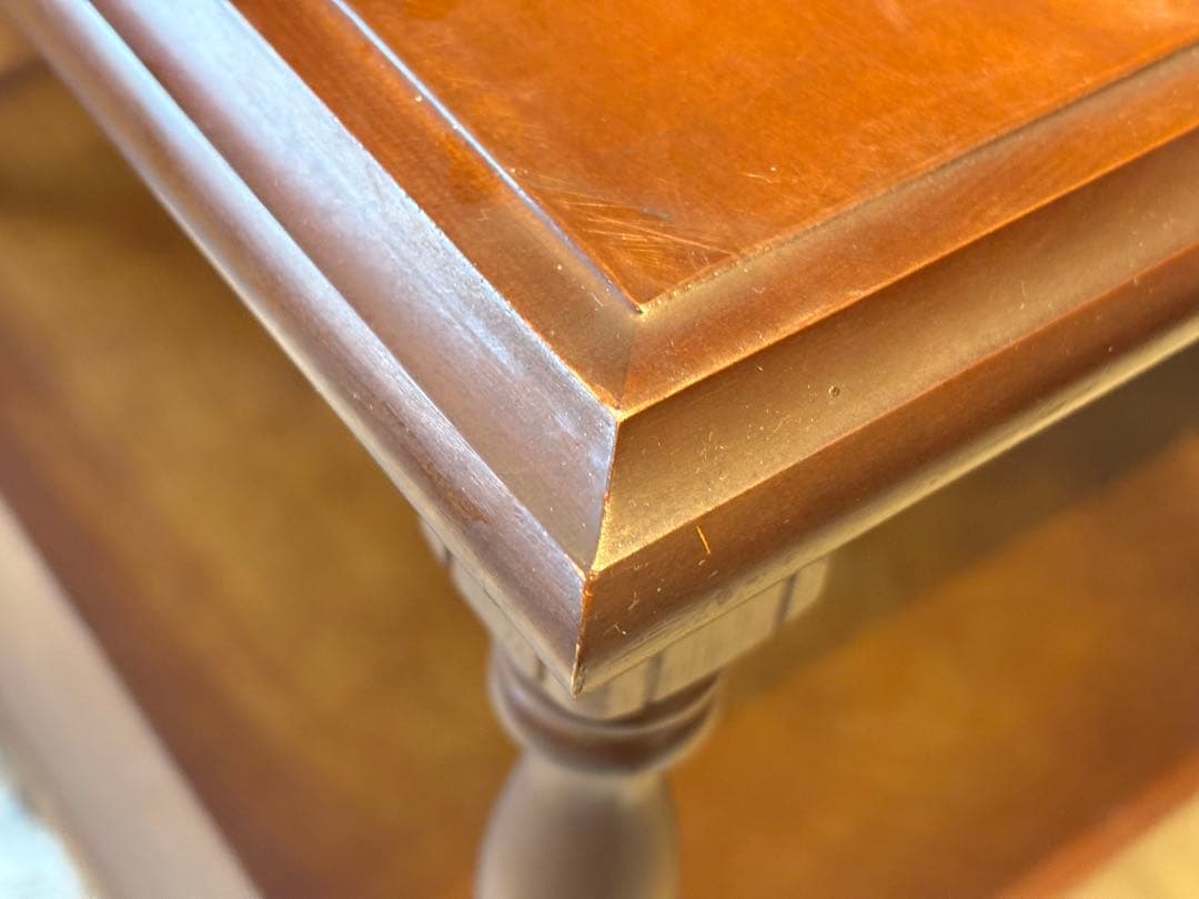 アンティーク ビンテージ 電話台 FAX台 キャビネット チェスト G