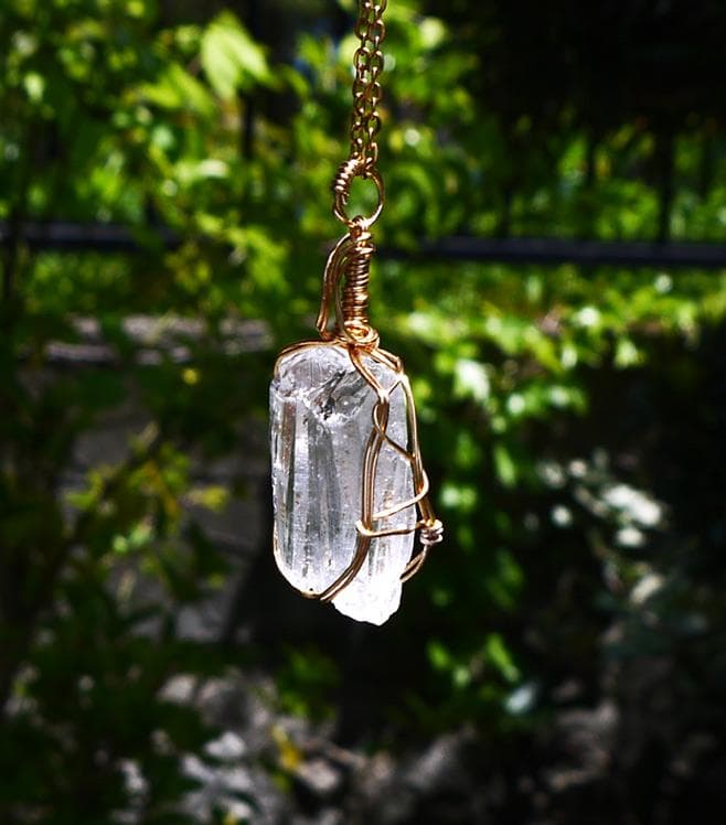 高品質 レムリアンクリスタルピュアレイ ペンダントトップ◇